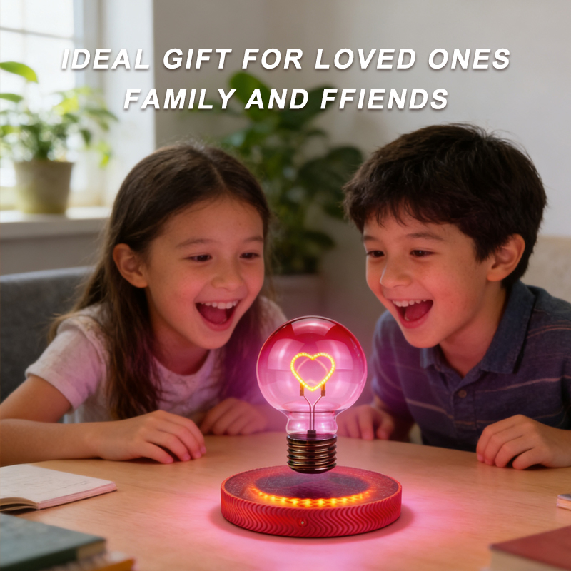 magnetic levitation love led light bulb